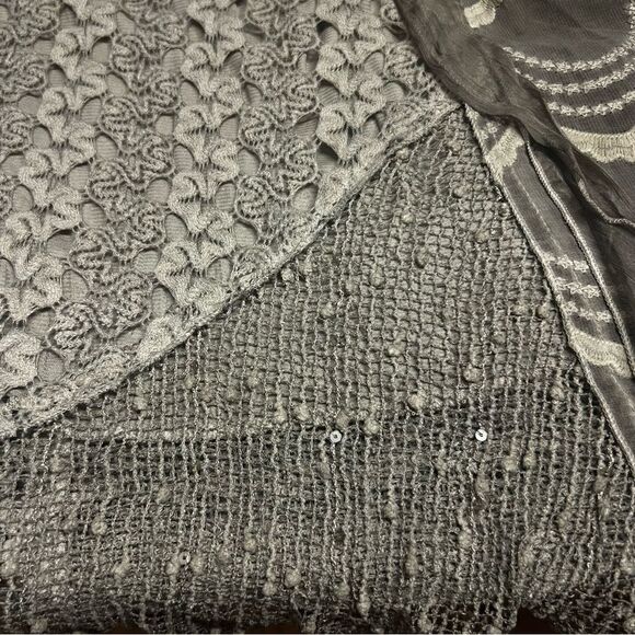 Adore Womens Fairy Tunic Top Size L Lagen Artsy Boho Festival Patchwork Grunge - Picture 6 of 8